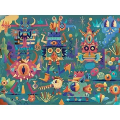 WIZZY' PUZZLE "la fête des monstres" 50 pcs 7020<Djeco New