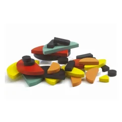Ze Geoanimo, blocs en bois 6432<Djeco Clearance