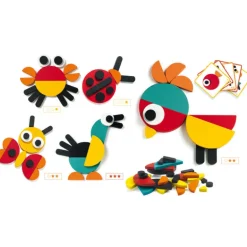 Ze Geoanimo, blocs en bois 6432<Djeco Clearance